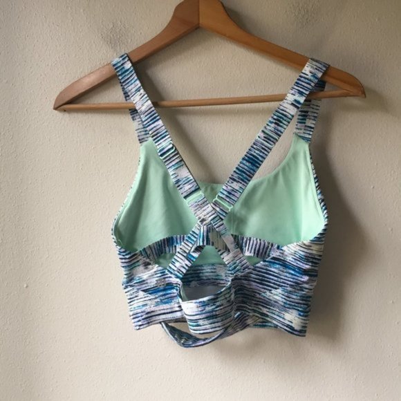 Lululemon Pure Practice Bra Blurry Belle Multi - Picture 12 of 14